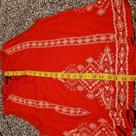 Red and white ,miss me, tank top. Women's size Small. Fun summer top. - Picture 5 of 9